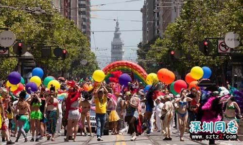 旧金山警方加强同性恋周安保
